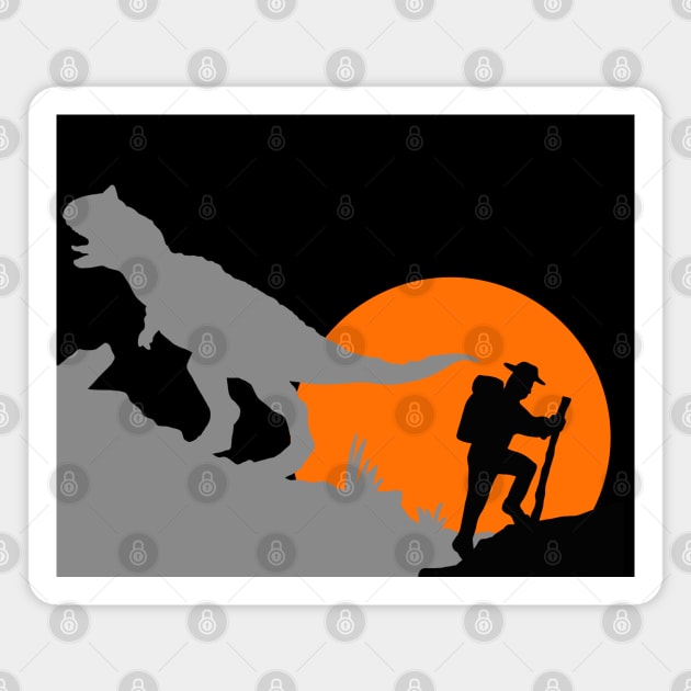 Hiking and a Carnotaurus Magnet by SNK Kreatures